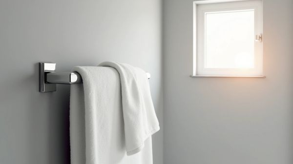 Porte-serviettes mural blanc : élégance et fonctionnalité pour votre salle de bain