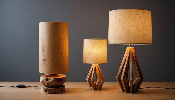 Laissez-vous séduire par nos lampes en bois naturelles