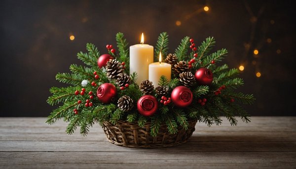 Célébrez noël avec des compositions florales uniques et éblouissantes